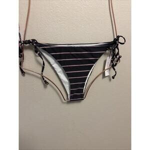 Anemos Striped String Bikini Bottoms, $140 Retail, NWT, L, #2143